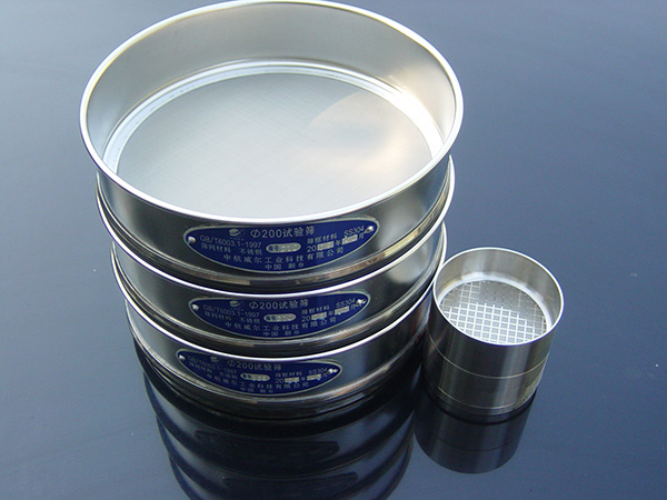 中航威爾φ200試驗篩采用國際**新標準